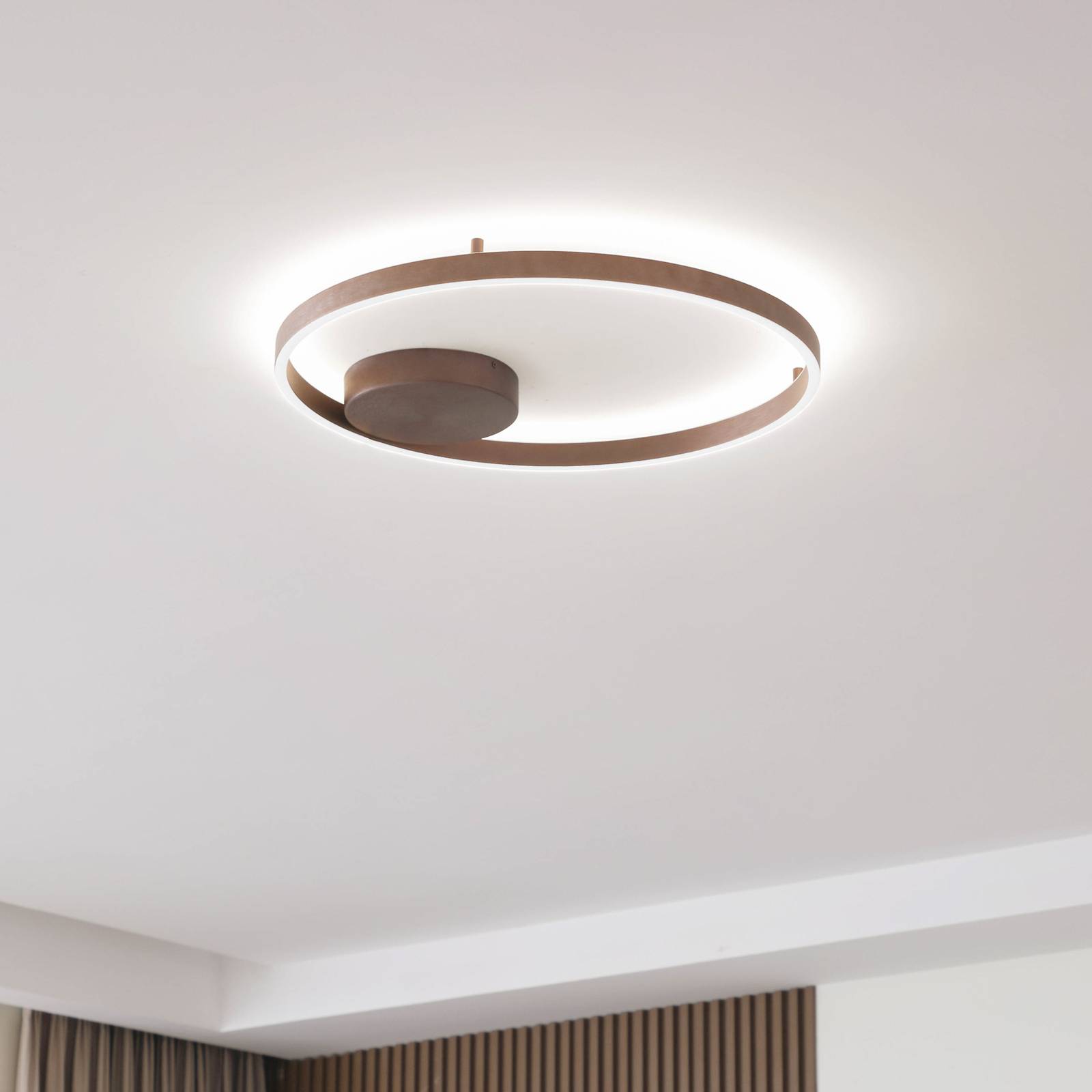 Lucande Smart LED-Deckenleuchte Moise, kaffee, CCT, Tuya Lucande Smart LED-Deckenleuchte Moise, kaffee, CCT, Tuya von LUCANDE