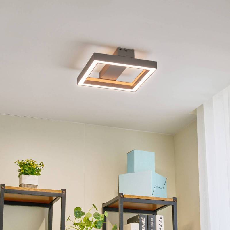 Lucande Smart LED-Deckenleuchte Tjado, 30 cm, weiß, RGBW von LUCANDE