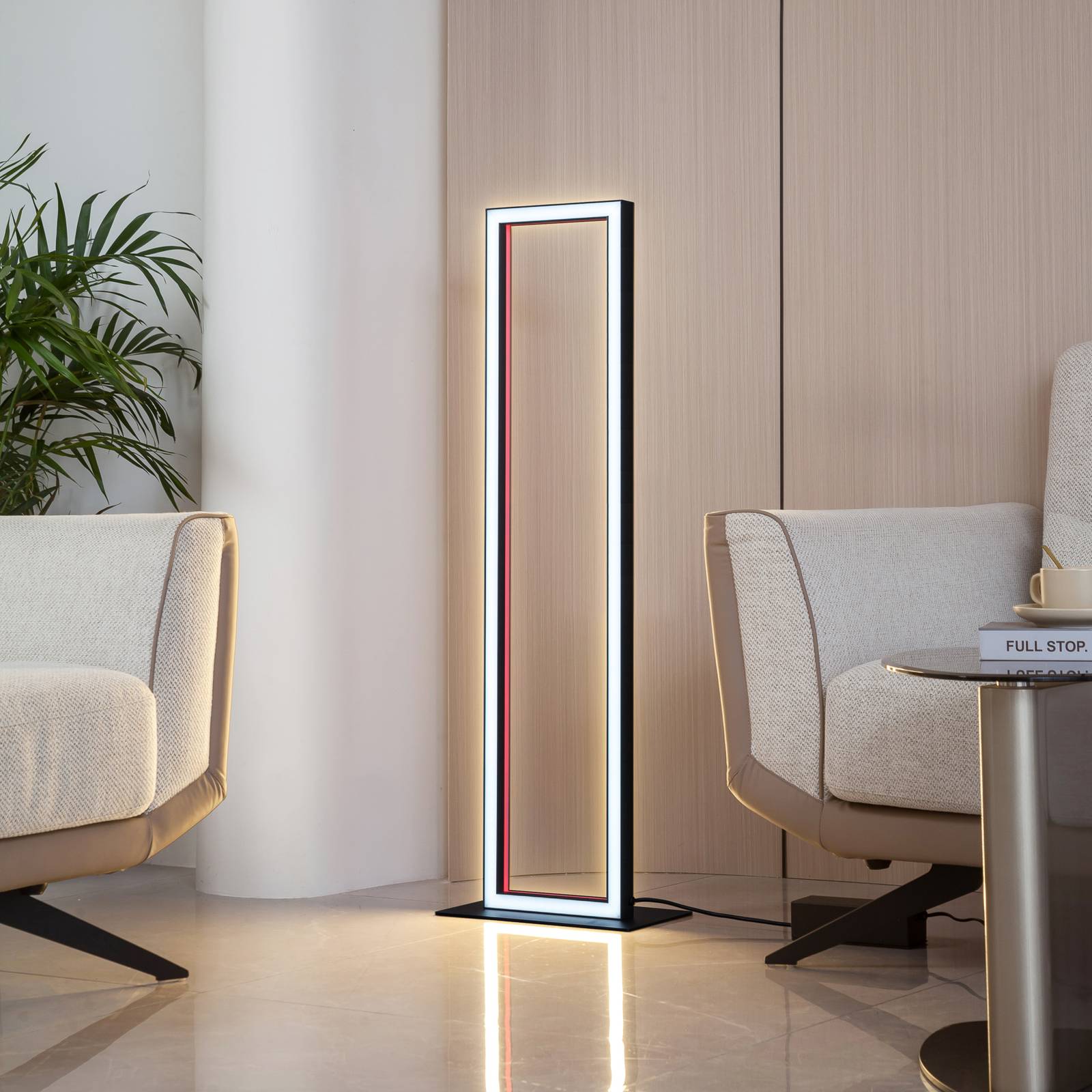 Lucande Smart LED-Stehleuchte Tjado, CCT Tuya Fernbedienung von LUCANDE