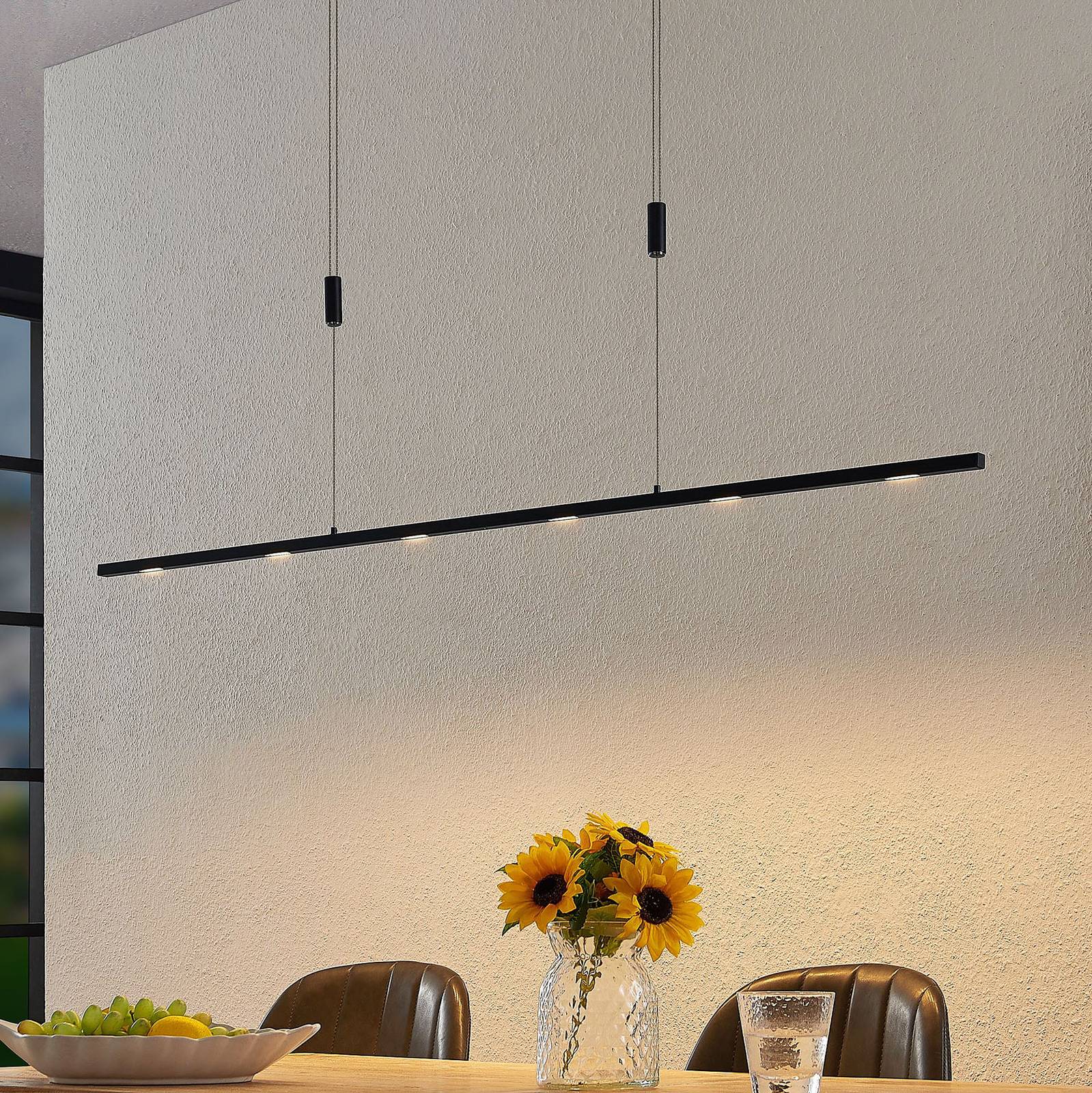 Lucande LED-Pendellampe Stakato, 140 cm, 6-flg., dimmbar Lucande LED-Pendellampe Stakato, 140 cm, 6-flg., dimmbar von LUCANDE