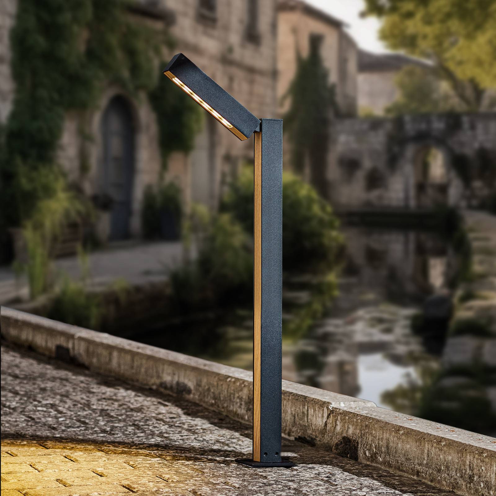 Lucande Taskalin LED-Wegeleuchte, 1-flammig, 70 cm Lucande Taskalin LED-Wegeleuchte, 1-flammig, 70 cm von LUCANDE