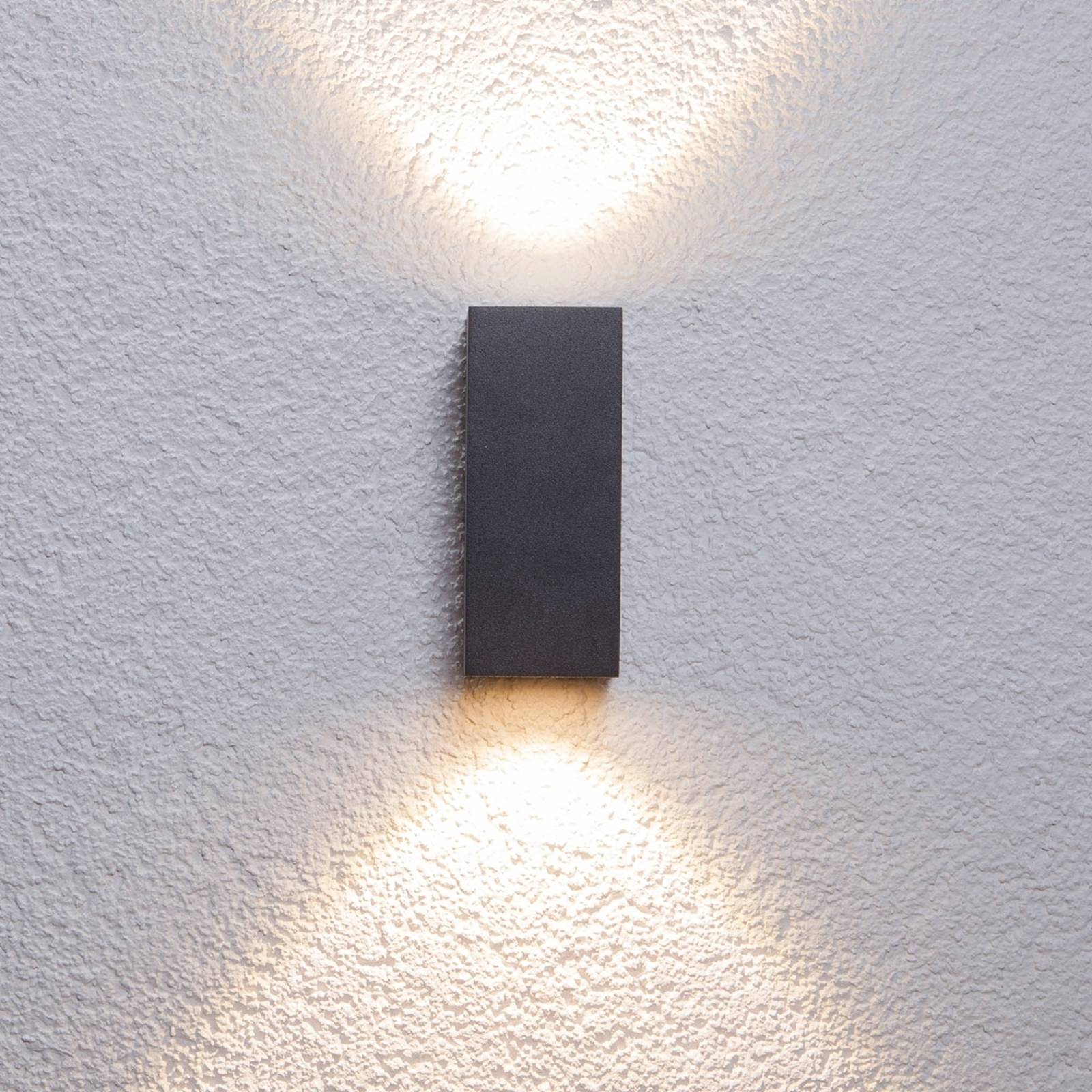Lucande LED-Außenwandleuchte Tavi, Höhe 15 cm, schwarz Lucande LED-Außenwandleuchte Tavi, Höhe 15 cm, schwarz von LUCANDE