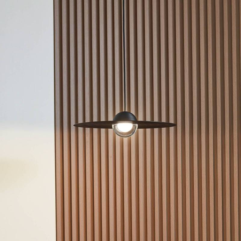 Lucande LED-Hängelampe Tethrion, schwarz, Aluminium, Ø 40 cm von LUCANDE