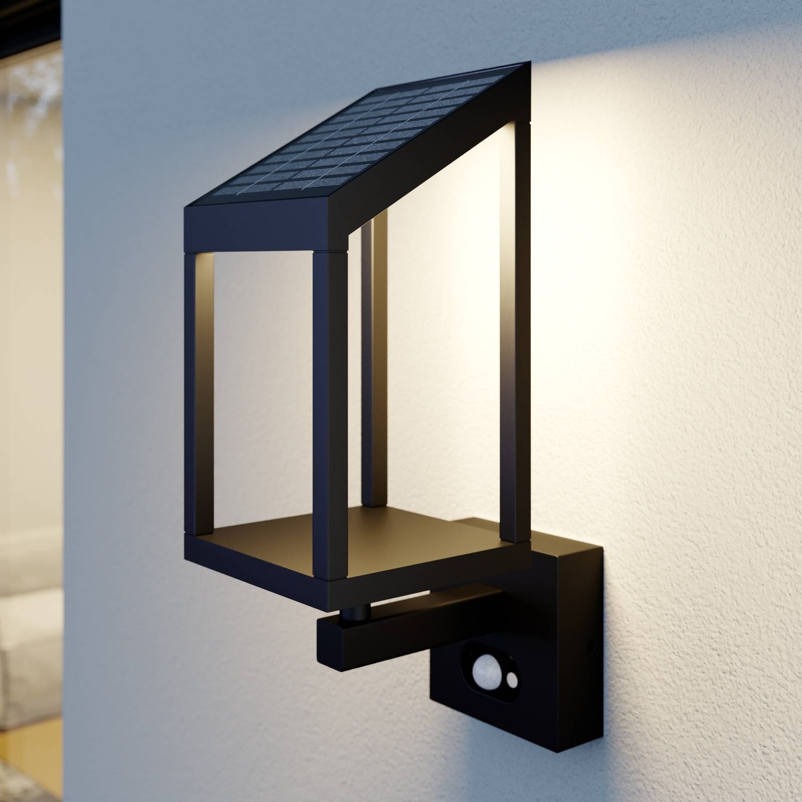 Lucande Timeo LED-Solar-Außenwandleuchte Lucande Timeo LED-Solar-Außenwandleuchte von LUCANDE