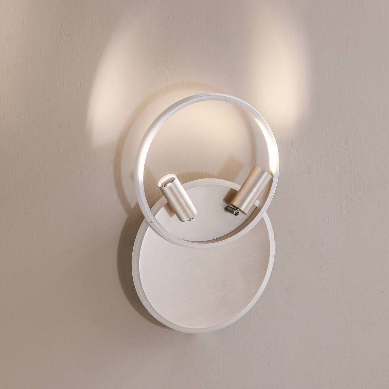 Lucande Tival LED-Deckenlampe, rund, nickel von LUCANDE