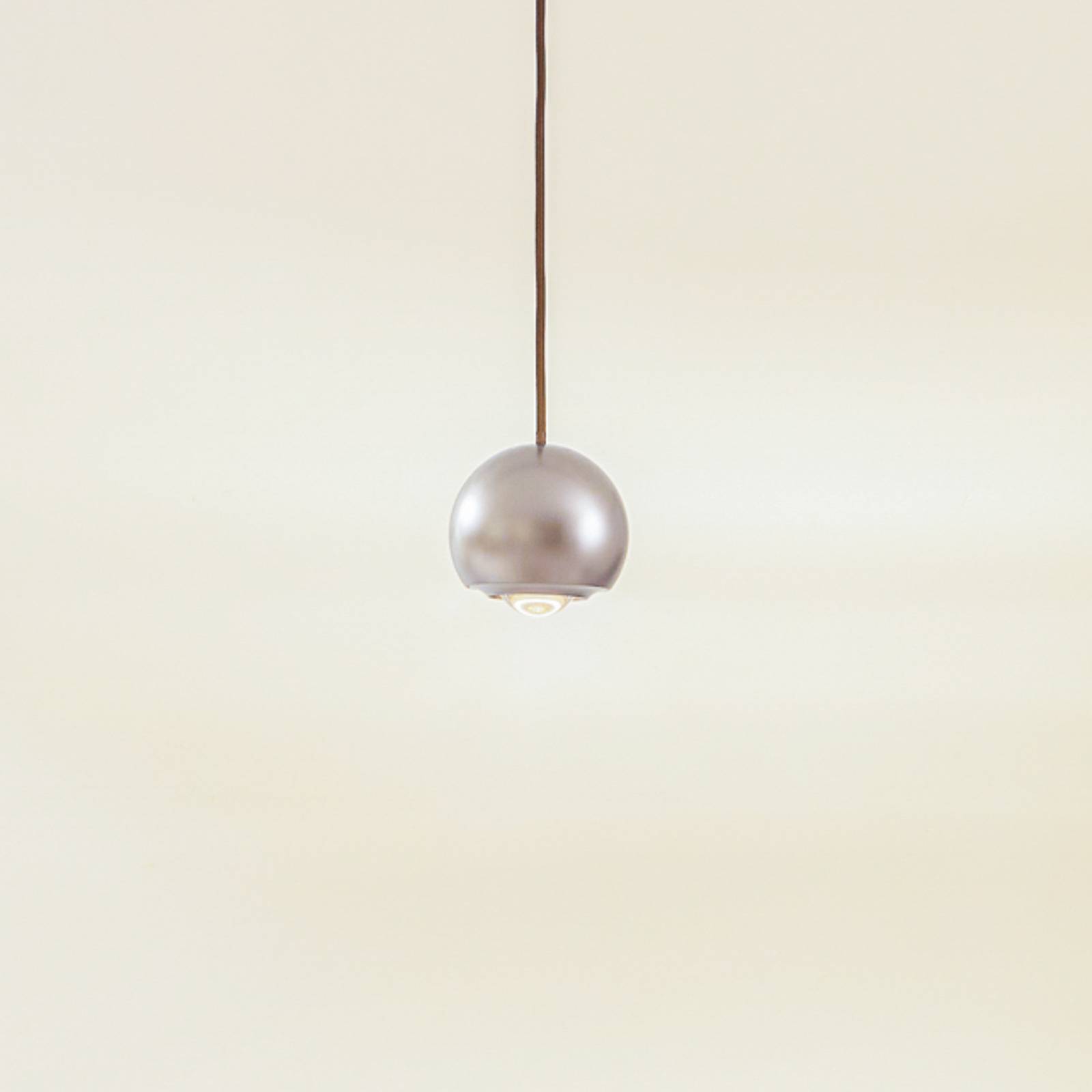 Lucande LED-Hängelampe Varineth, nickelfarben, Alu, Ø 11 cm Lucande LED-Hängelampe Varineth, nickelfarben, Alu, Ø 11 cm von LUCANDE
