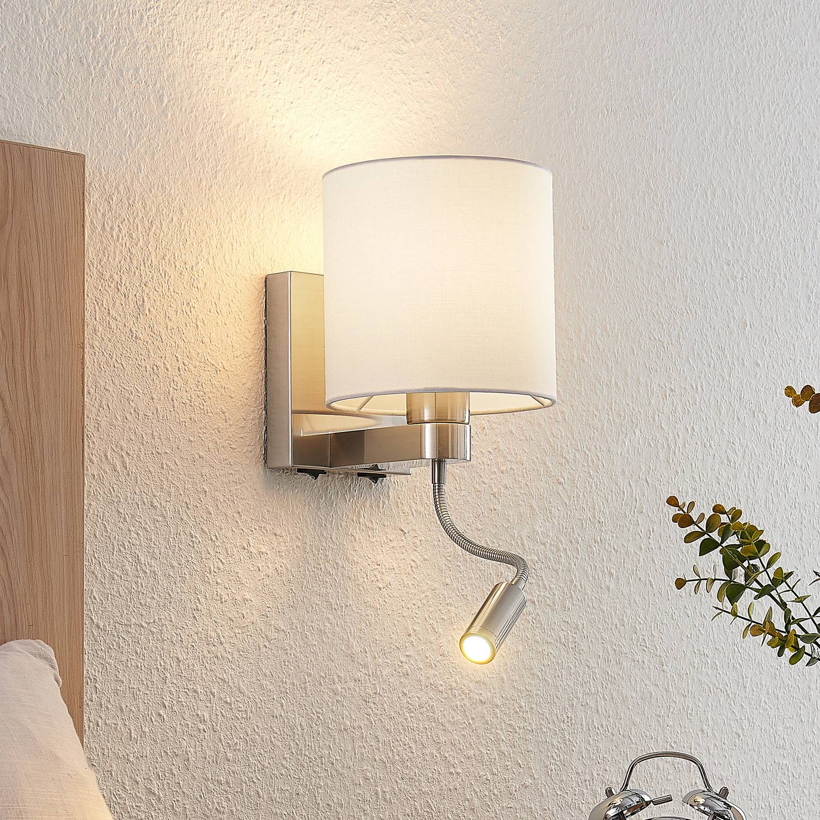 Lucande Wandlampe Brinja, 45 cm, schwenkbar, Leselicht, E27 Lucande Wandlampe Brinja, 45 cm, schwenkbar, Leselicht, E27 von LUCANDE