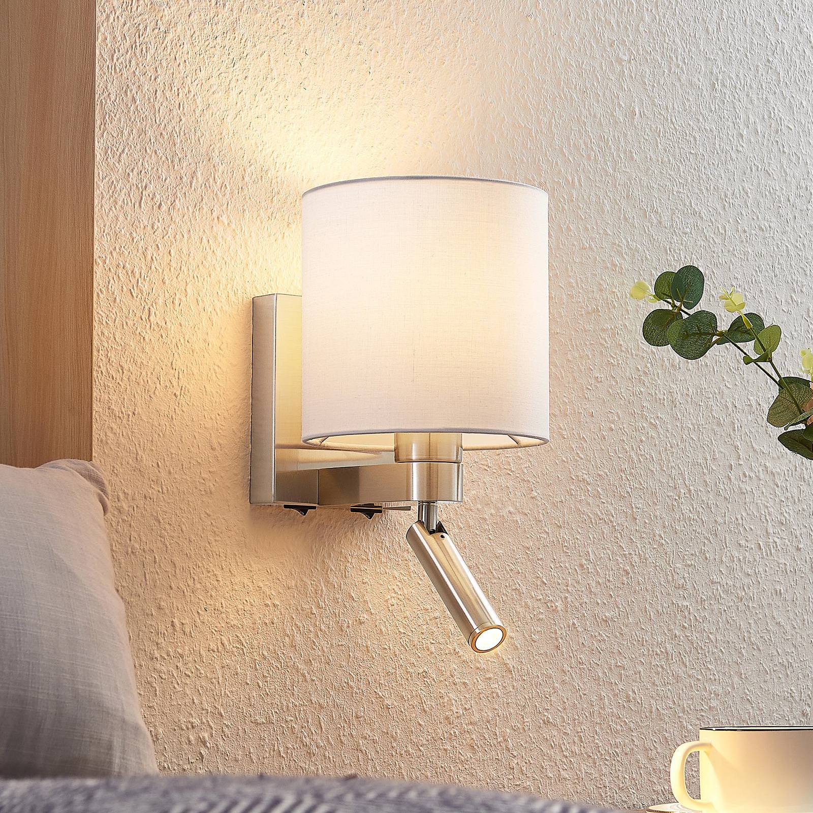 Lucande Wandlampe Brinja, 29 cm, schwenkbar, Leselicht, E27 Lucande Wandlampe Brinja, 29 cm, schwenkbar, Leselicht, E27 von LUCANDE