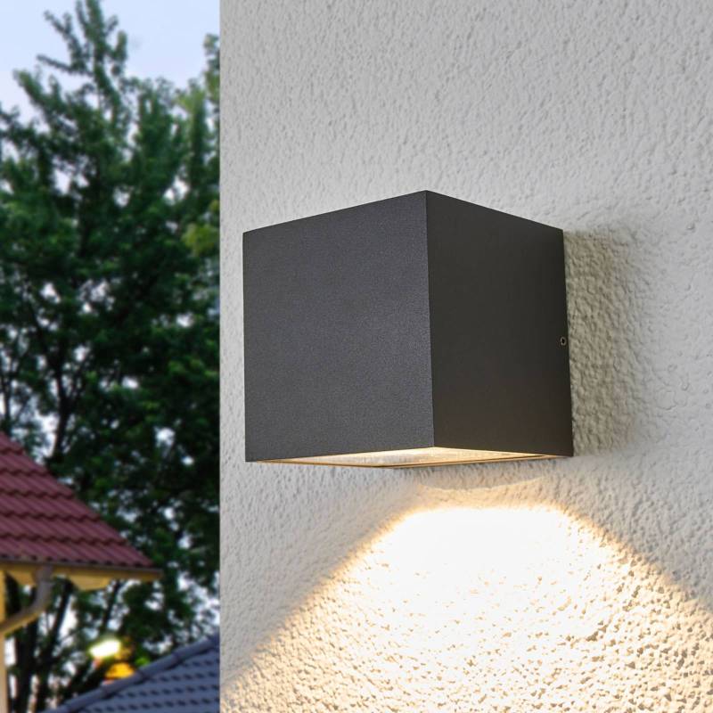 Lucande LED-Außenwandleuchte Merjem, 12 cm, down, IP54 von LUCANDE