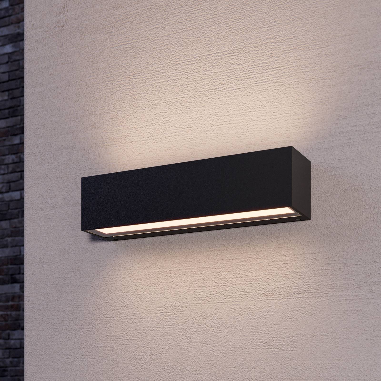 Lucande LED-Außenwandleuchte Tilde, anthrazit, Alu, IP65 Lucande LED-Außenwandleuchte Tilde, anthrazit, Alu, IP65 von LUCANDE