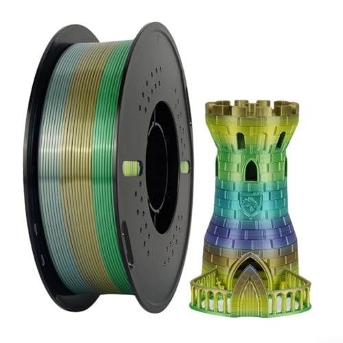 Aesthetic for Rainbow Ombre for PLA Filament Perfectly Suited for Captivating Prints in Any Project (D) von LUCKCDUO