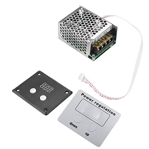 4000 W Spannungsregler, Geschwindigkeitsregler, Thermostat mit Dimmer, 220 V, für Elektroherd, Warmwasserbereiter, Lampe, Kleinen Motor und Lötkolben von LUCKDANO