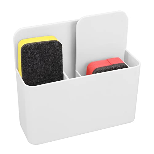 LUCKDANO Whiteboard -Markerhalter, Whiteboard -Zubehör mit Speicherplatz Radiergummi Speicherbox, Magnetischer Trockenerase Markerhalter, Kunststoff Trockenerase Marker Behälter Magnetisch LUCKDANO Whiteboard -Markerhalter, Whiteboard -Zubehör mit Speicherplatz Radiergummi Speicherbox, Magnetischer Trockenerase Markerhalter, Kunststoff Trockenerase Marker Behälter Magnetisch von LUCKDANO