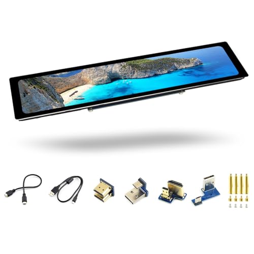 LUCKFOX 11.9-inch Capacitive Touchscreen 320x1480 IPS Tempered Glass Panel with 5-Touch Controls, Compatible with Raspberry Pi/Jetson Nano, and PC Computer Windows 11/10/8.1/8/7 von LUCKFOX