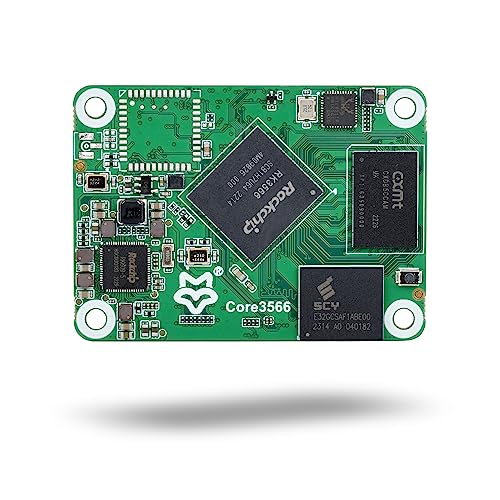 LUCKFOX Core3566002032 Module, Features Rockchip RK3566 Quad Core Processor, with 2GB LPDDR4 SDRAM Memory, 32GB eMMC, Compatible with Raspberry Pi CM4 Baseboard von LUCKFOX