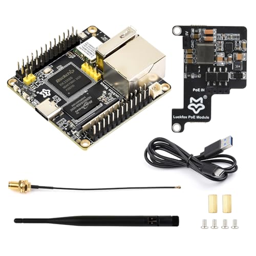 LUCKFOX Nova W PoE Kit - Rockchip RK3308B Development Board, Quad-Core Cortex-A35 1.3GHz, 8GB eMMC, Support PoE Power Supply, with PoE & Wireless Modules LUCKFOX Nova W PoE Kit - Rockchip RK3308B Development Board, Quad-Core Cortex-A35 1.3GHz, 8GB eMMC, Support PoE Power Supply, with PoE & Wireless Modules von LUCKFOX
