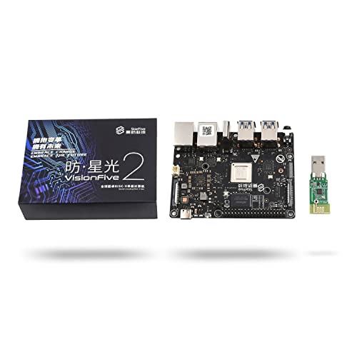 VisionFive2 8GB WiFi Open-Source Single Board Computer Board – Multi-Route Decoding and Encoding with Expandable Interfaces von LUCKFOX