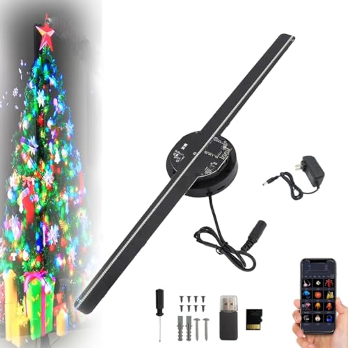 3D Hologram LED Fan Projector, 3D Hologramm Projektor, LED Hologramm Weihnachtsbaum, 3D Hologramm LED Lüfter Projektor Advertising Display mit WiFi für Einkaufszentren, Bar, Weihnachten 3D Hologram LED Fan Projector, 3D Hologramm Projektor, LED Hologramm Weihnachtsbaum, 3D Hologramm LED Lüfter Projektor Advertising Display mit WiFi für Einkaufszentren, Bar, Weihnachten von LUCKKY