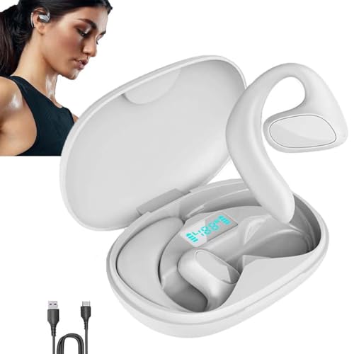 Flegobey Translator Earbuds, AI Translator Earbuds, Kabellose Übersetzungs-Kopfhörer, 3-in-1-Sprachübersetzung 144 Sprachen Übersetzungsgerät Zwei-Wege-Übersetzer-Kopfhörer (Weiß) von LUCKKY