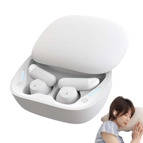 LUCKKY Somnioz Wireless Sleep Earbuds, Somnioz Kabellose Schlaf-Ohrhörer, Mini In Ear Kopfhörer Kabellos Bluetooth 5.3 Schlafkopfhörer, Noise Cancelling Schlaf-Kopfhörer für Seitenschläfer (Weiß) LUCKKY Somnioz Wireless Sleep Earbuds, Somnioz Kabellose Schlaf-Ohrhörer, Mini In Ear Kopfhörer Kabellos Bluetooth 5.3 Schlafkopfhörer, Noise Cancelling Schlaf-Kopfhörer für Seitenschläfer (Weiß) von LUCKKY