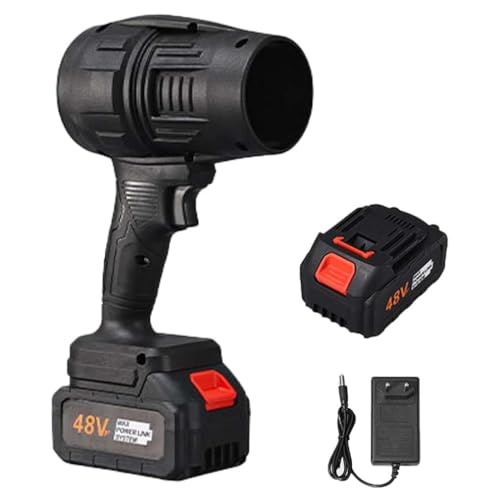 Turbo Jet Blower,Cordless Turbo Super Power Air Duster,Mini Druckluft Duster,Handheld TurboJet Ventilator,Kabelloser Turbo-betriebener Mini-Jet-Gebläse,Elektrische Staubgebläse Luftbläser (Schwarz) von LUCKKY
