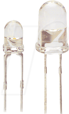 LED 3-3000L ONG - LED, 3 mm, bedrahtet, orange, 3000 mcd, 20° von LUCKY LIGHT