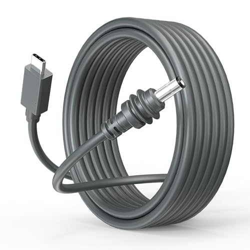 LUCMO Starlink Mini USB C zu DC Stromkabel 5M, USB C Kabel 12V-24V für 65W-140W Power Bank, kleines und tragbares Starlink Mini Kabel Kit, Grey LUCMO Starlink Mini USB C zu DC Stromkabel 5M, USB C Kabel 12V-24V für 65W-140W Power Bank, kleines und tragbares Starlink Mini Kabel Kit, Grey von LUCMO