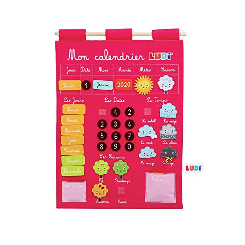 Ludi - Kalender, Rosa, 2095, 53 x 38 cm von LUDI