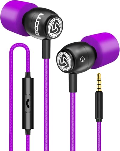 LUDOS Clamor Kopfhörer In Ear - Wired Ohrhörer mit Kabel und Mikrofon, 5 Jahre Garantie, Bass, Premium-Audioqualität, Neuartiger Memory Foam, Verstärktes Kabel, Headphones mit Anrufsteuerung von LUDOS
