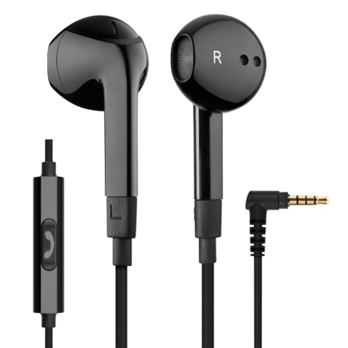 LUDOS FEROX Kopfhörer In Ear Kopfhörer mit Kabel und Mikrofon, 5 Jahre Garantie, In Ear Ohrhörer, 3,5 mm Klinkenstecker Earbuds, Satte Bässe Earphones, Headphones für iPhone, iPad, Huawei, Samsung von LUDOS