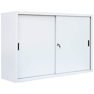 LÜLLMANN Schiebetürenschrank, 550157 signalweiß 2 Fachböden 160,0 x 45,0 x 109,0 cm von LÜLLMANN