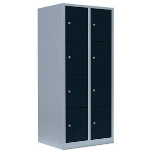 LÜLLMANN Schließfachschrank anthrazit, lichtgrau 523428, 8 Schließfächer 80,0 x 50,0 x 180,0 cm LÜLLMANN Schließfachschrank anthrazit, lichtgrau 523428, 8 Schließfächer 80,0 x 50,0 x 180,0 cm von LÜLLMANN