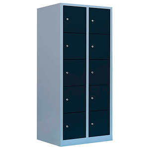 LÜLLMANN Schließfachschrank anthrazit, lichtgrau 523928, 10 Schließfächer 80,0 x 50,0 x 190,0 cm LÜLLMANN Schließfachschrank anthrazit, lichtgrau 523928, 10 Schließfächer 80,0 x 50,0 x 190,0 cm von LÜLLMANN