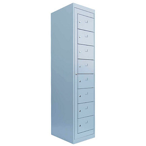 LÜLLMANN Schließfachschrank lichtgrau 526080, 8 Schließfächer 40,0 x 50,0 x 180,0 cm LÜLLMANN Schließfachschrank lichtgrau 526080, 8 Schließfächer 40,0 x 50,0 x 180,0 cm von LÜLLMANN