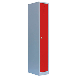LÜLLMANN Spind feuerrot, lichtgrau 510114, 1 Schließfach 31,5 x 50,0 x 180,0 cm LÜLLMANN Spind feuerrot, lichtgrau 510114, 1 Schließfach 31,5 x 50,0 x 180,0 cm von LÜLLMANN