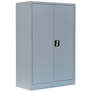 LÜLLMANN Stahlschrank 530320 lichtgrau 92,5 x 42,2 x 120,0 cm, aufgebaut von LÜLLMANN