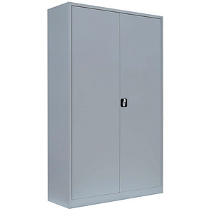 LÜLLMANN Stahlschrank 530380 lichtgrau 120,0 x 60,0 x 195,0 cm, aufgebaut von LÜLLMANN