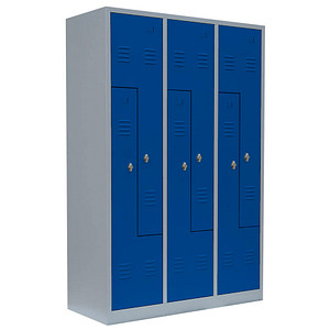 LÜLLMANN Z-Spind enzianblau, lichtgrau 525121, 6 Schließfächer 118,5 x 50,0 x 180,0 cm LÜLLMANN Z-Spind enzianblau, lichtgrau 525121, 6 Schließfächer 118,5 x 50,0 x 180,0 cm von LÜLLMANN