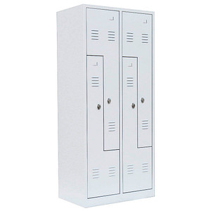 LÜLLMANN Z-Spind signalweiß 525117, 4 Schließfächer 80,0 x 50,0 x 180,0 cm LÜLLMANN Z-Spind signalweiß 525117, 4 Schließfächer 80,0 x 50,0 x 180,0 cm von LÜLLMANN