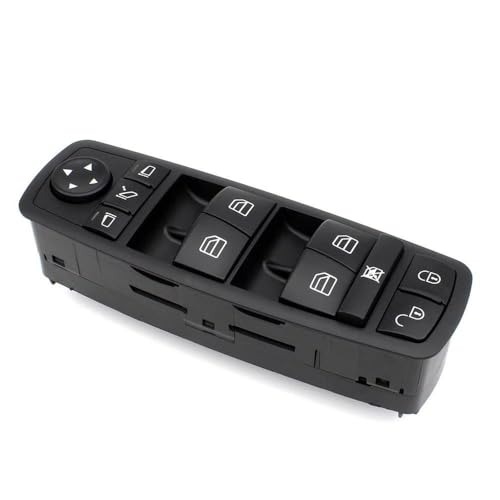 Auto Fenster Controller Schalter Taste Auto Fensterheber Control Schalter Für W169 W251 Autoteile(Black) von LUEVYM