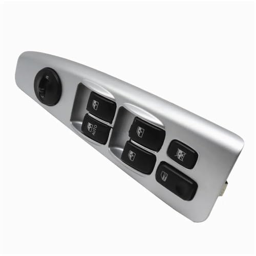 Elektrischer Fensterheber-Hauptschalter Für Kia Spectra 2005-2009 Autoteile(Silver Panel) von LUEVYM