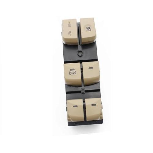 Für Hyundai Elantra 2012-2016 Fensterheber Control Schalter Heber Taste Beige Farbe Autoteile(AUTO DOWN) von LUEVYM