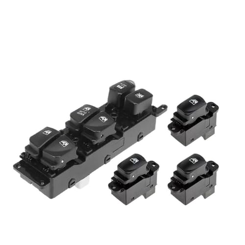Für Hyundai Power Fenster Switch Control Heber Taste Autoteile(A Set) von LUEVYM
