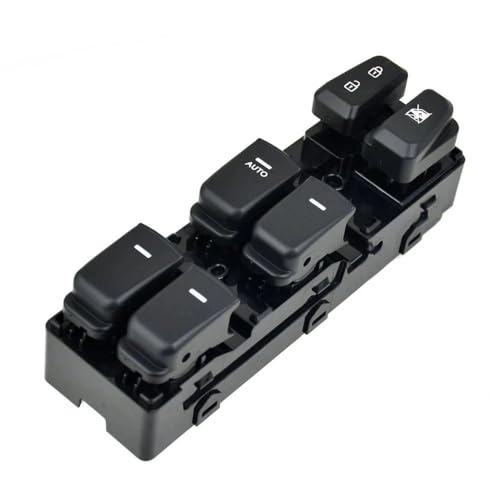 Für Hyundai Sonata 2011-2014 Elektrische Fensterheber Master Konsole Taste Autoteile(Black 1) von LUEVYM
