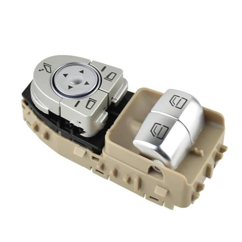 Power Fenster Control Schalter Glas Heber Taste Für Benz C205 Autoteile(Beige) von LUEVYM