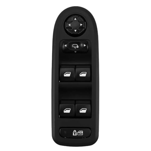 Power Fenster Schalter Heber Für Peugeot Für Citroen C5 Auto Zubehör Autoteile(Black) von LUEVYM