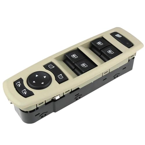 Schalterknopf Für Elektrischen Fensterheber Für Renault 2008-2016 Autoteile(Beige) von LUEVYM