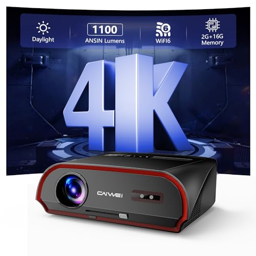 4K Beamer Tageslicht Tauglich 1580 ANSI LED Heimkino Projektor mit Bluetooth DSP Sound Android TV 1080P Full HD Smart Projector 4K Decoding mit Netflix für Gaming, Innenbereich, Helle Räume 4K Beamer Tageslicht Tauglich 1580 ANSI LED Heimkino Projektor mit Bluetooth DSP Sound Android TV 1080P Full HD Smart Projector 4K Decoding mit Netflix für Gaming, Innenbereich, Helle Räume von LUFVEBUT