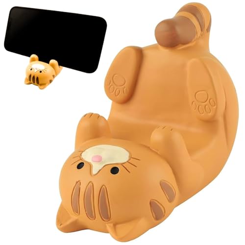 LUHOCIY Handys Halterungen Ständer Telefonhalter Handyhalter Handy-Ständer Funny Holder Süßer Universal-Handyhalter für den Schreibtisch,Tischdekoration Modellieren Zubehör (Orangefarbenes Kätzchen) LUHOCIY Handys Halterungen Ständer Telefonhalter Handyhalter Handy-Ständer Funny Holder Süßer Universal-Handyhalter für den Schreibtisch,Tischdekoration Modellieren Zubehör (Orangefarbenes Kätzchen) von LUHOCIY