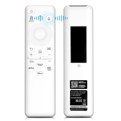 BN59-01432A Fernbedienung für Samsung TV, Solar Sprachfernbedienung mit USB-C, 4 Shortcut-Tasten, Ersatz für Samsung Smart TVs 2021–2023 Neo QLED/LED 4K UHD - Weiß BN59-01432A Fernbedienung für Samsung TV, Solar Sprachfernbedienung mit USB-C, 4 Shortcut-Tasten, Ersatz für Samsung Smart TVs 2021–2023 Neo QLED/LED 4K UHD - Weiß von LUIRSAY